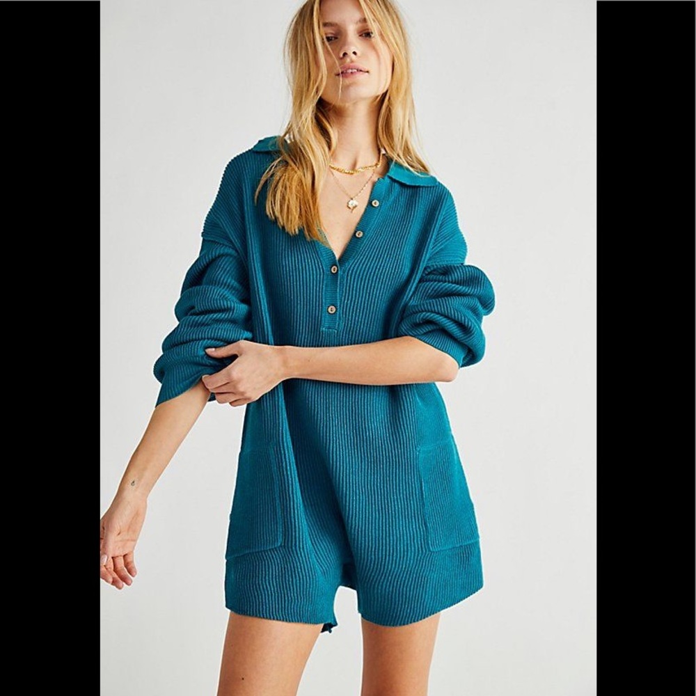 Free People Picnic Sweater Romper